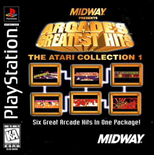 Arcades Greatest Hits - The Atari Collection 1 (USA) Cover